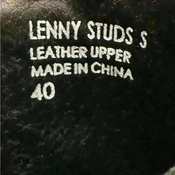 ASH Lenny‎ Studs Black Leather Chelsea Boot Size 40 - Picture 6 of 13